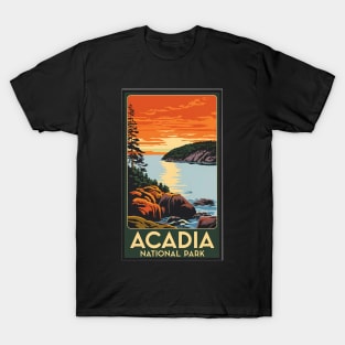 Acadia National Park Colorblock T-Shirt